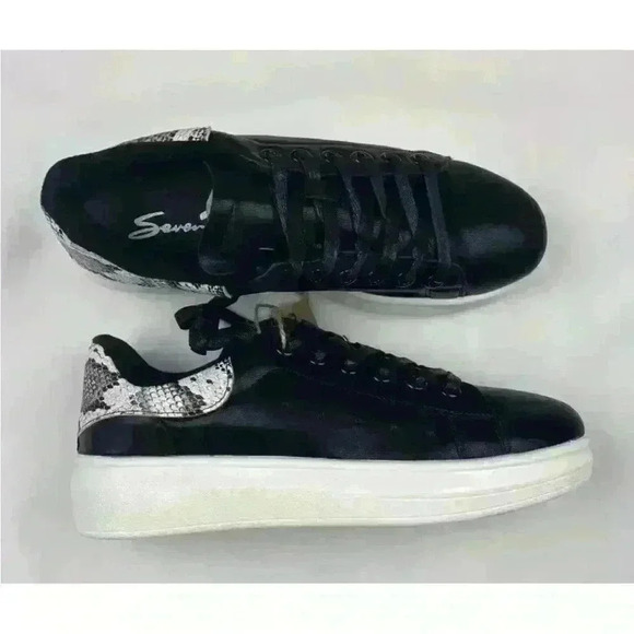 Seven7 Shoes - NWB Seven 7 Miki sneaker black snake print women’s size 10
